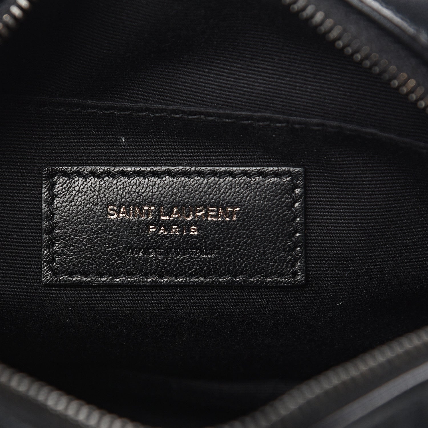 Saint Laurent Calfskin Matelasse Monogram Lou Belt Bag Black 5 of 8