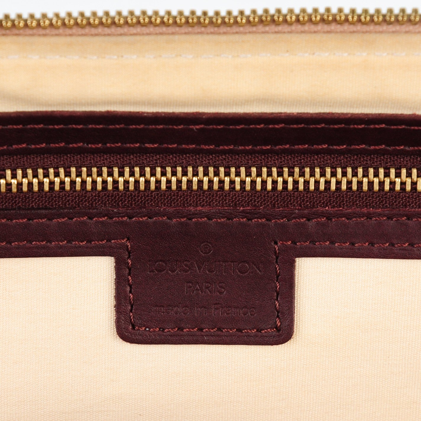 Mini Monogram Alma Long Cherry