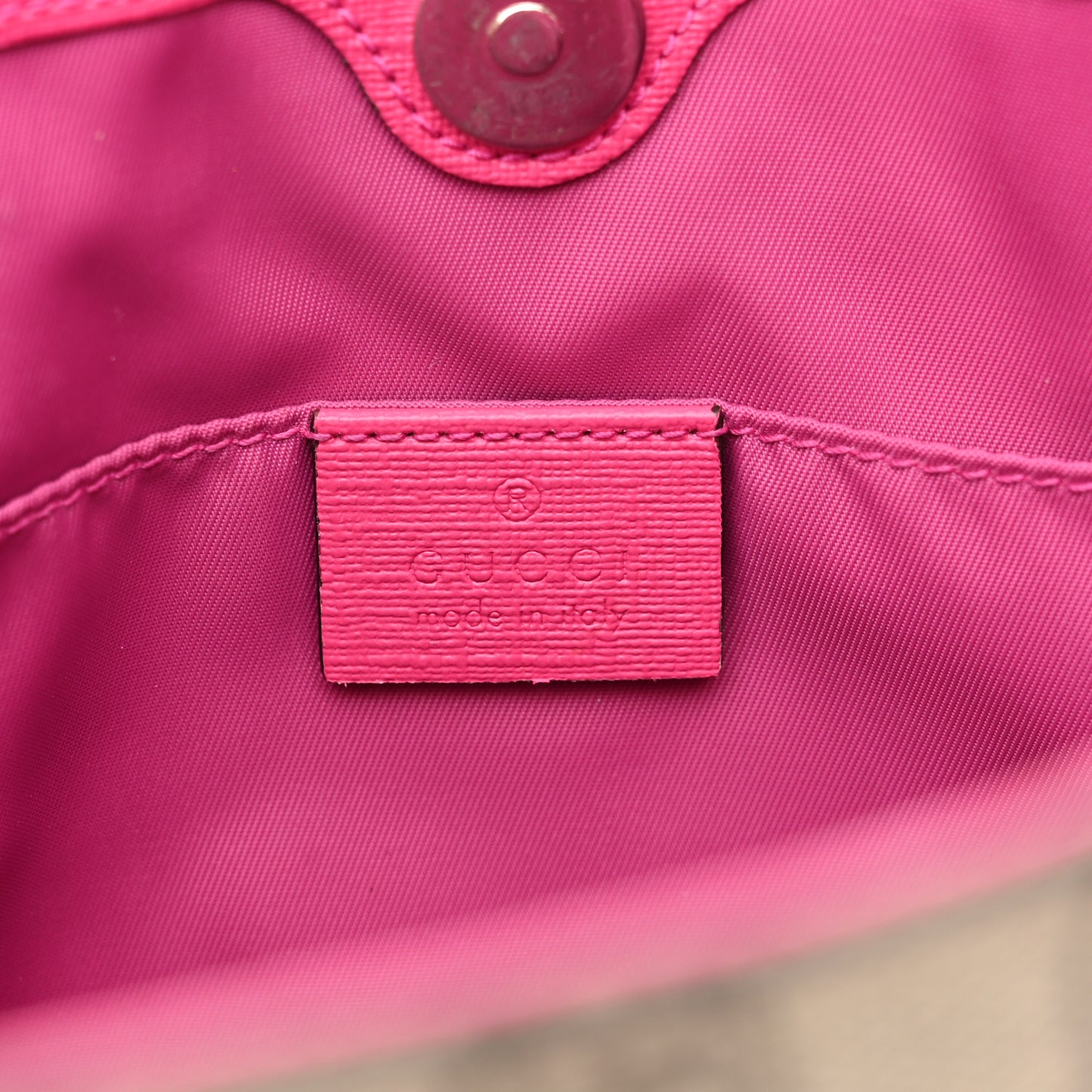 GG Supreme Monogram Childrens Deer Tote Pink