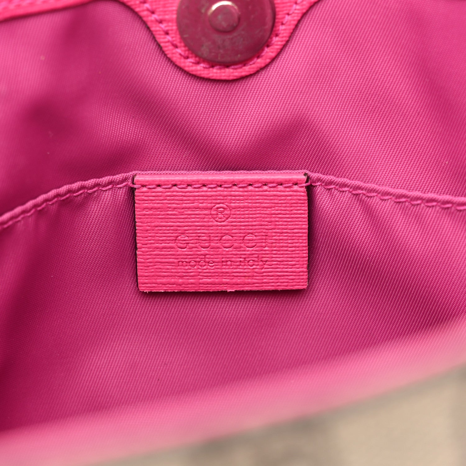 Gucci GG Supreme Monogram Childrens Deer Tote Pink 7 of 11