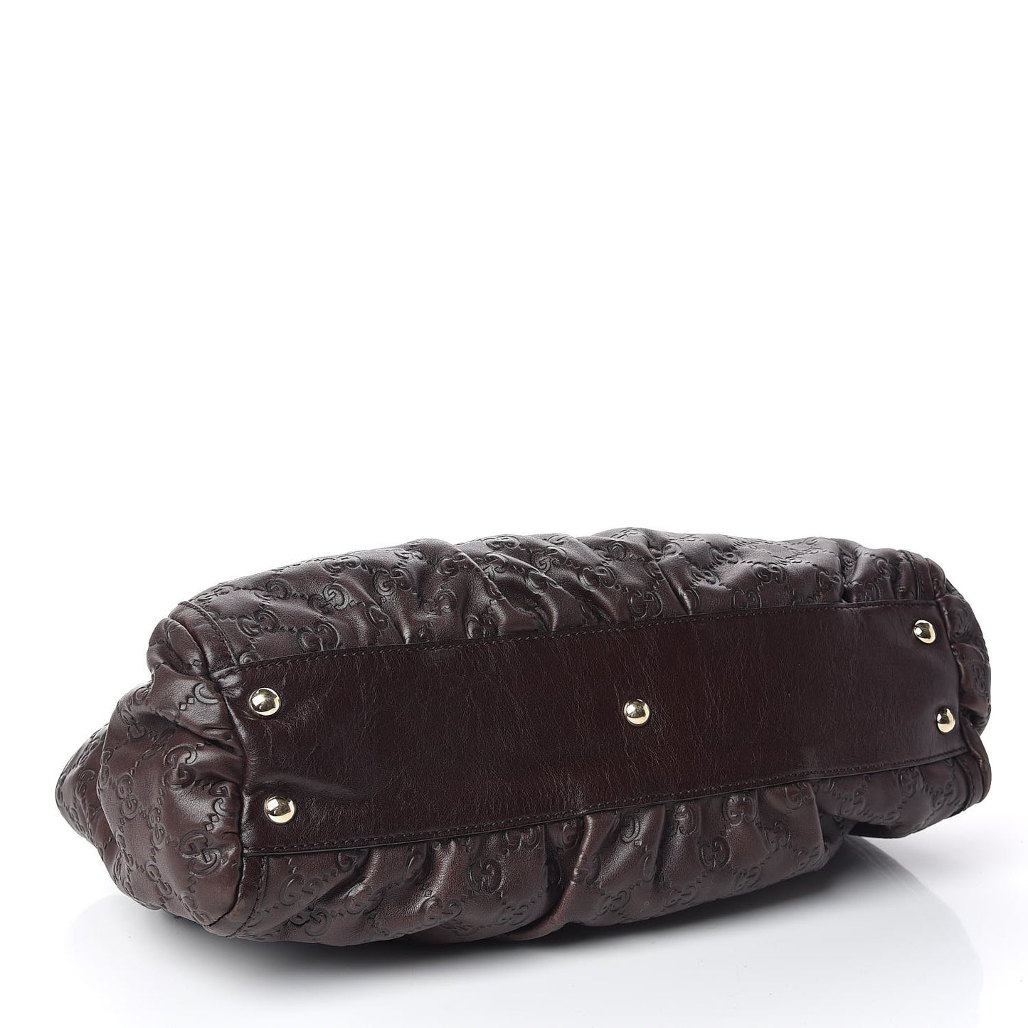 Guccissima D Ring Tote Chocolate