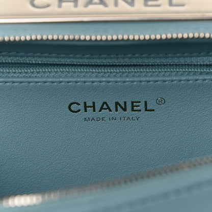 Chanel Lambskin Quilted Small Trendy CC Bowling Bag Light Blue 5 of 12