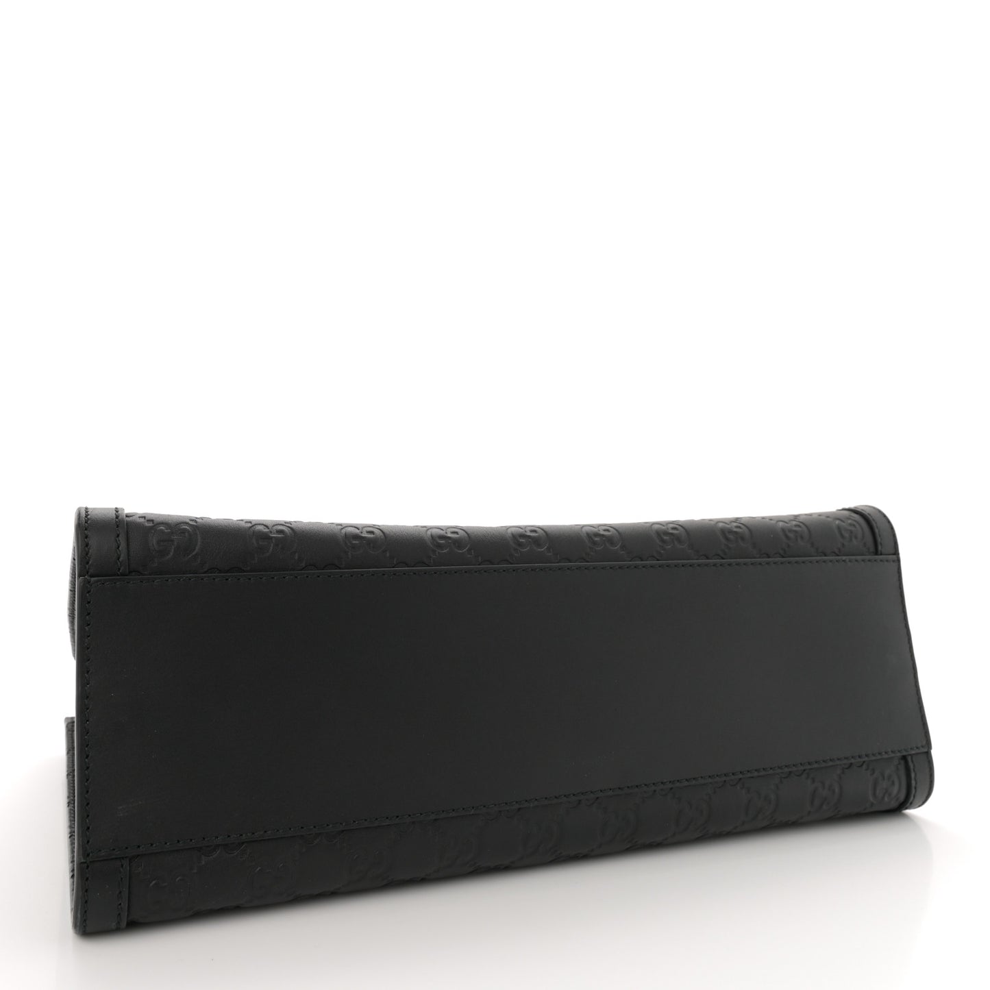 Guccissima Medium Padlock Tote Black