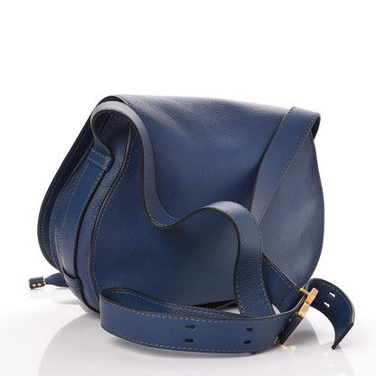 Chloe Calfskin Medium Marcie Round Crossbody Bag Royal Navy 3 of 8