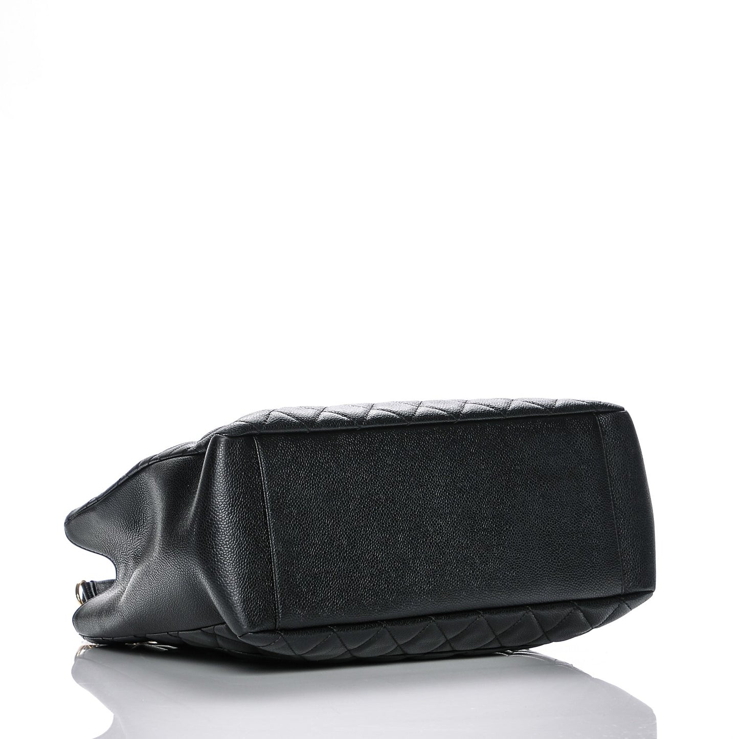 Caviar Quilted Grand Shopping Tote GST Black