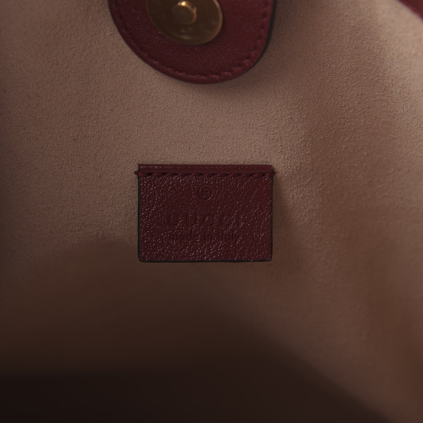 Calfskin Large Rajah Chain Tote Romantic Cherry