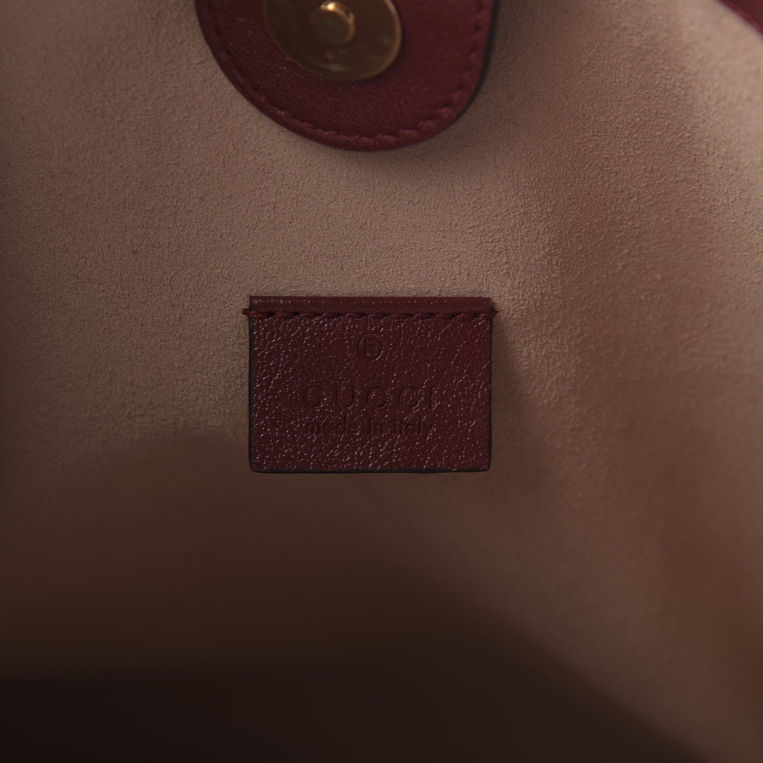 Gucci Calfskin Large Rajah Chain Tote Romantic Cherry 8 of 9