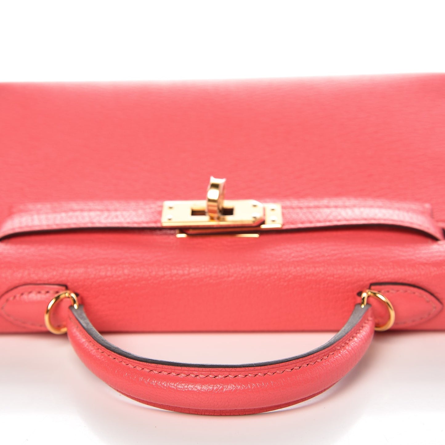 Chevre Mysore Mini Kelly Sellier 20 Rose Lipstick