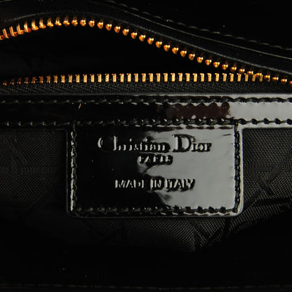 Christian Dior Patent Cannage Medium Lady Dior Black 7 of 8