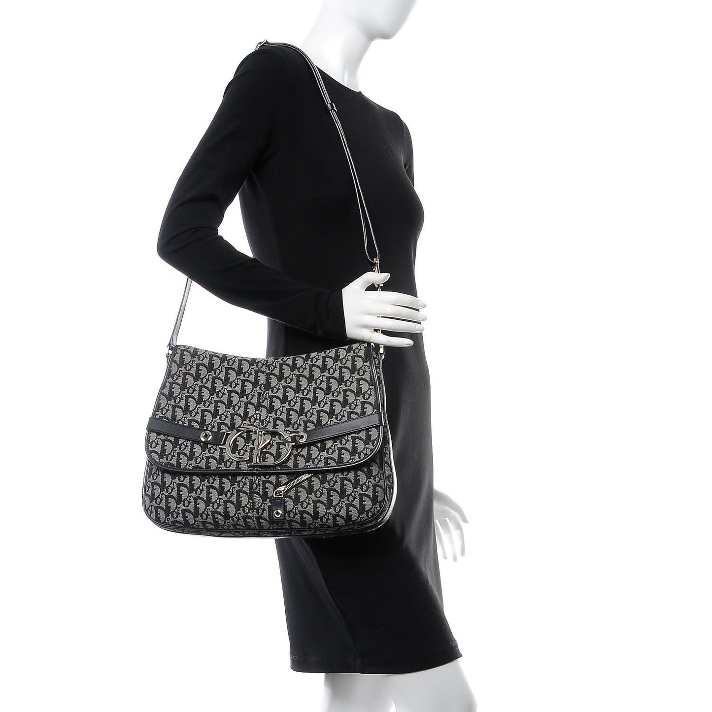 Monogram Messenger Black