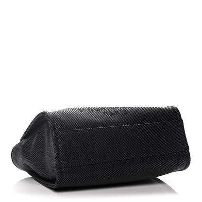 Chanel Mixed Fibers Small Deauville Tote Black 4 of 10