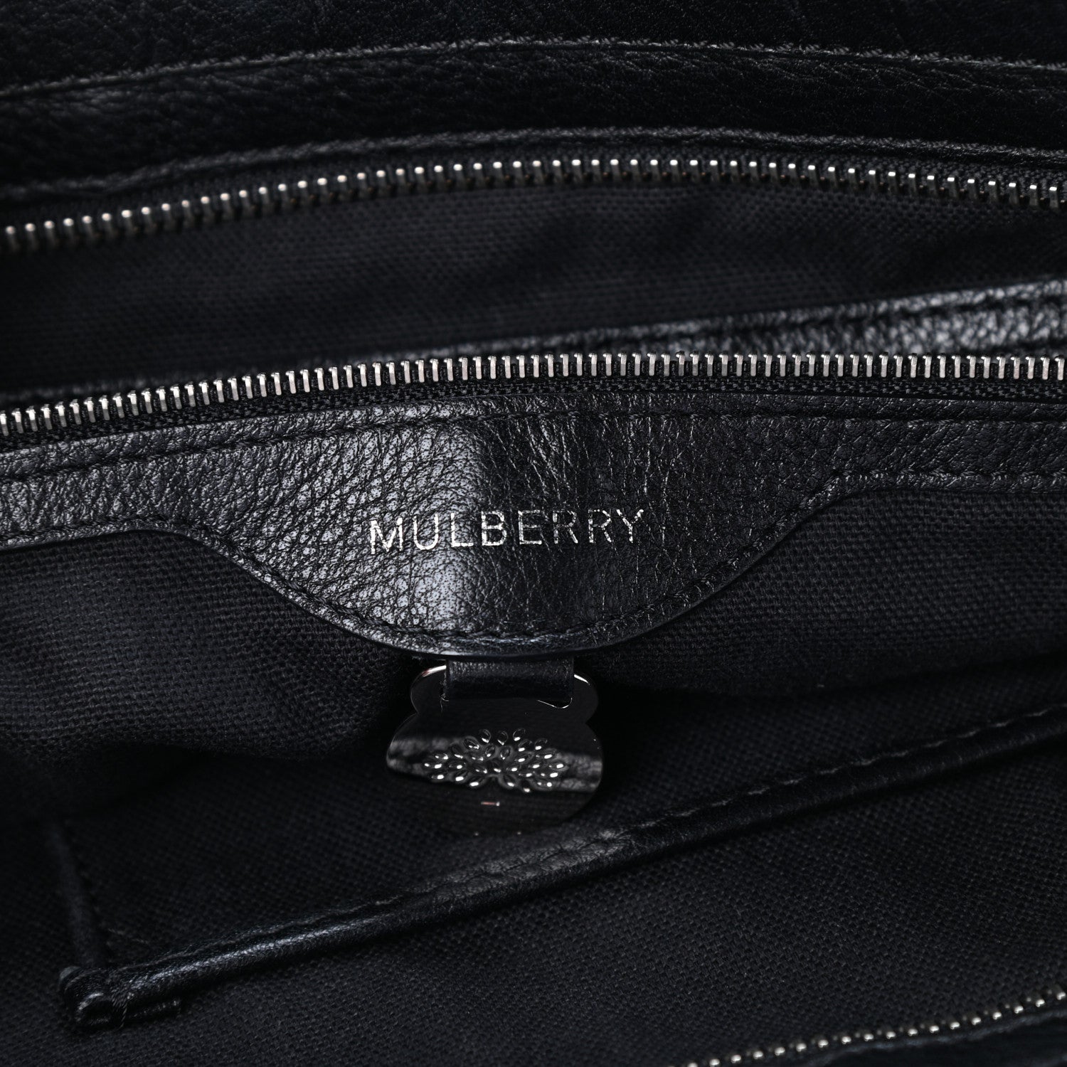 Mulberry Soft Grain Calfskin Satchel Black 6 of 8