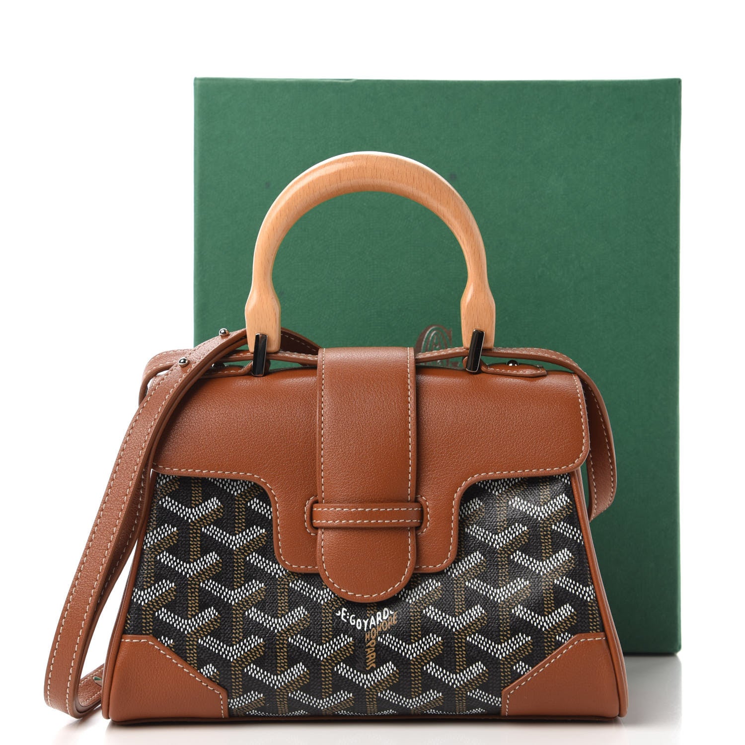 Goyard Goyardine Mini Saigon Black Gold 10 of 10