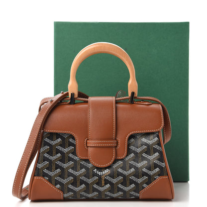 Goyard Goyardine Mini Saigon Black Gold 10 of 10