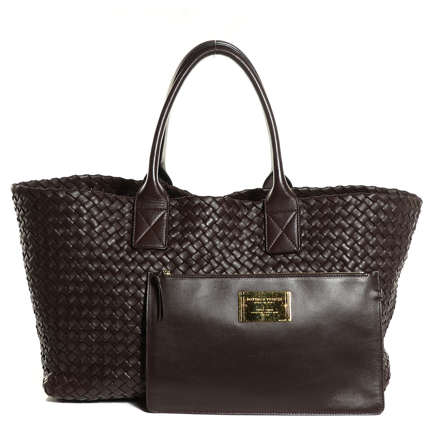 Bottega Veneta Nappa Intrecciato Medium Cabat Ebano 3 of 9