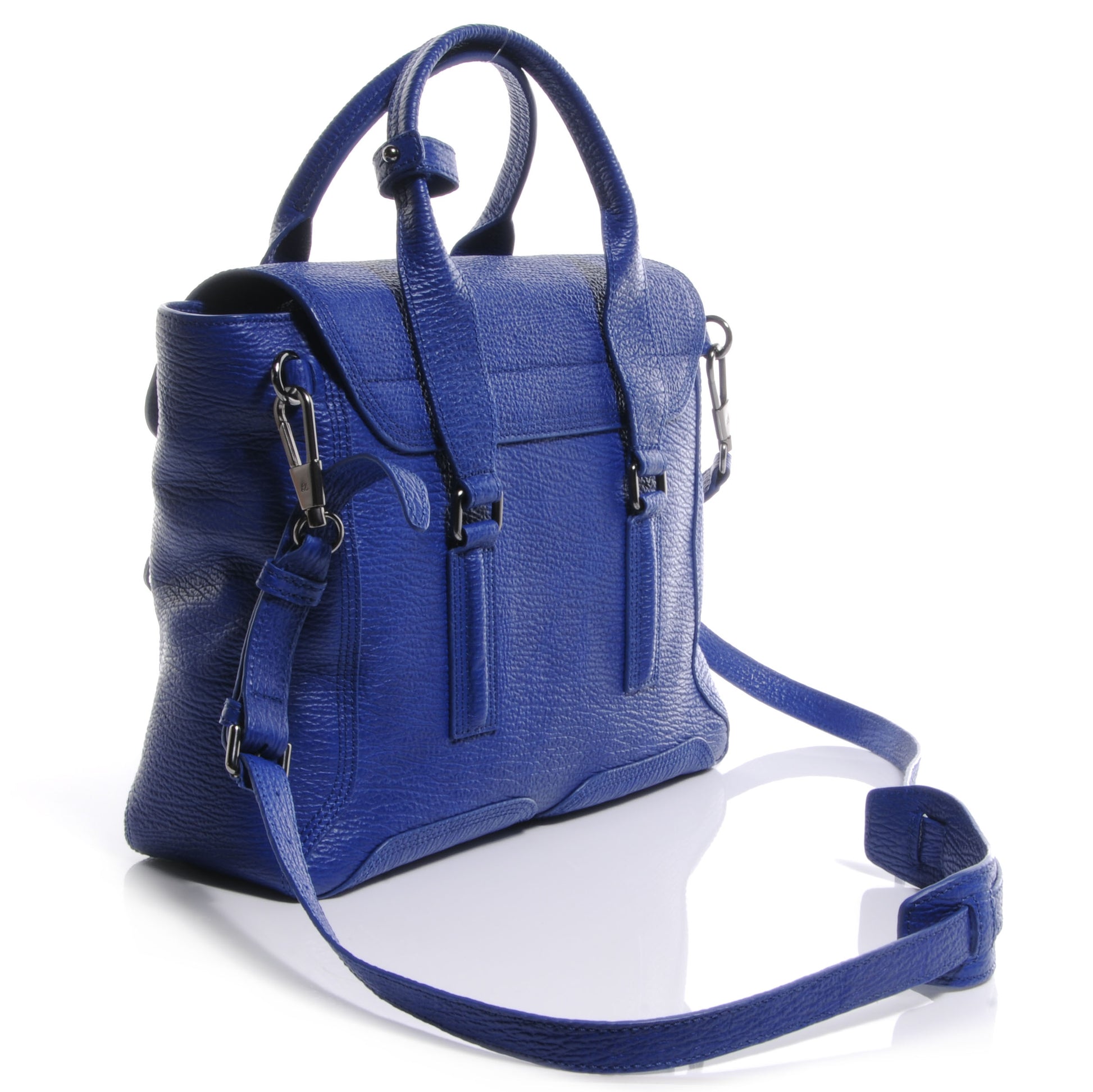 3.1 Phillip Lim 3.1 Medium Pashli Satchel Cobalt Blue 3 of 10