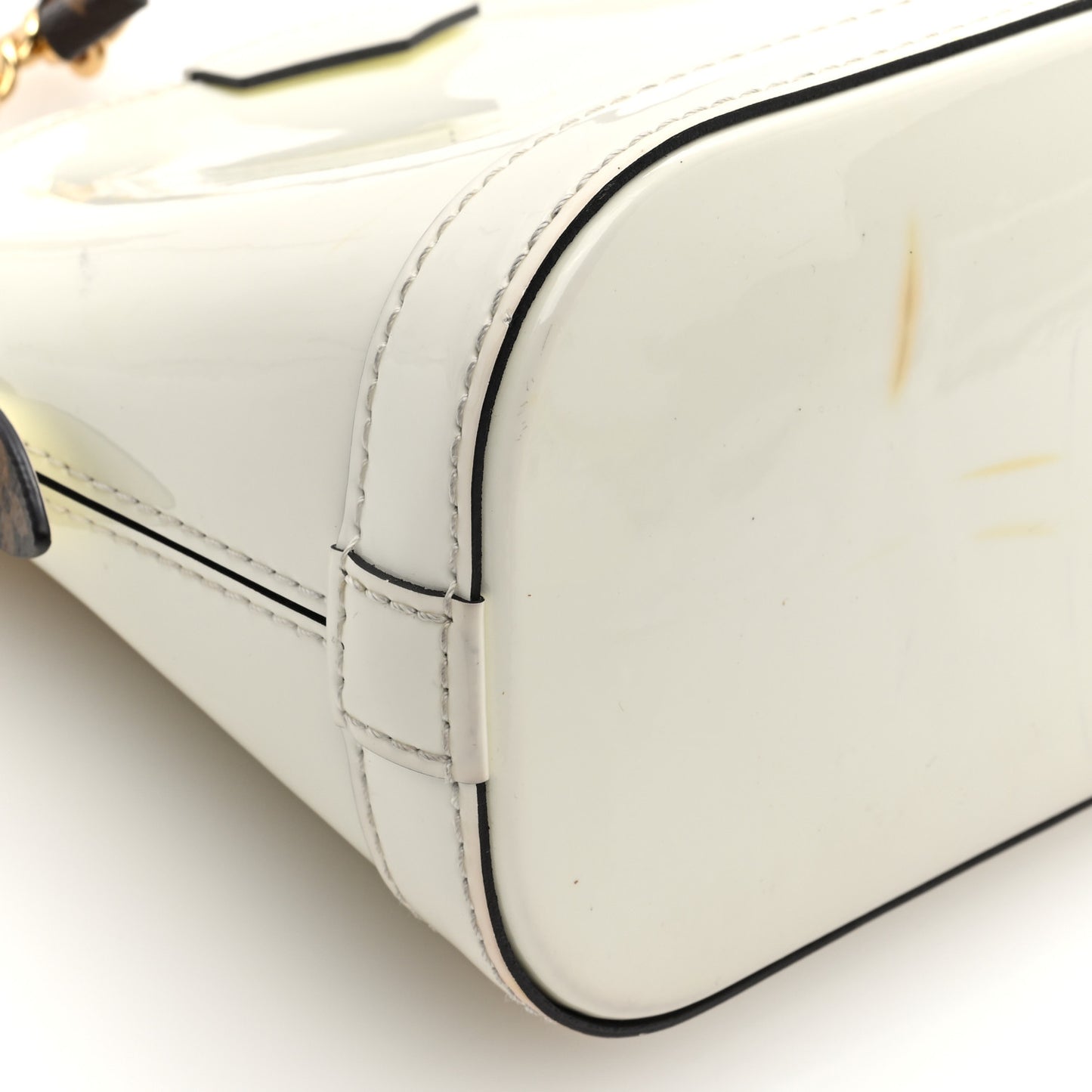 Patent Monogram Alma Mini Snow
