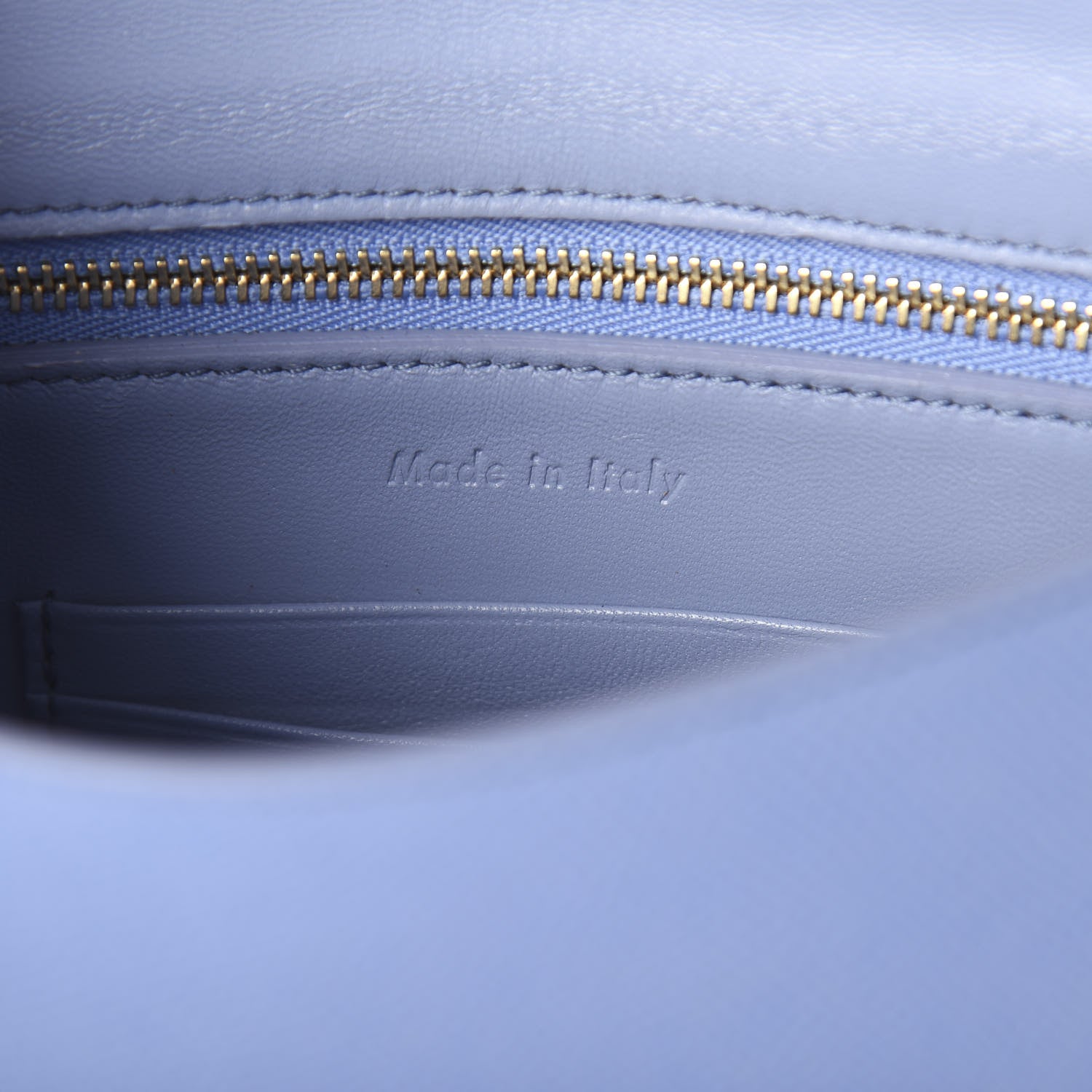 Celine Grained Calfskin Small Trotteur Porcelain 5 of 8