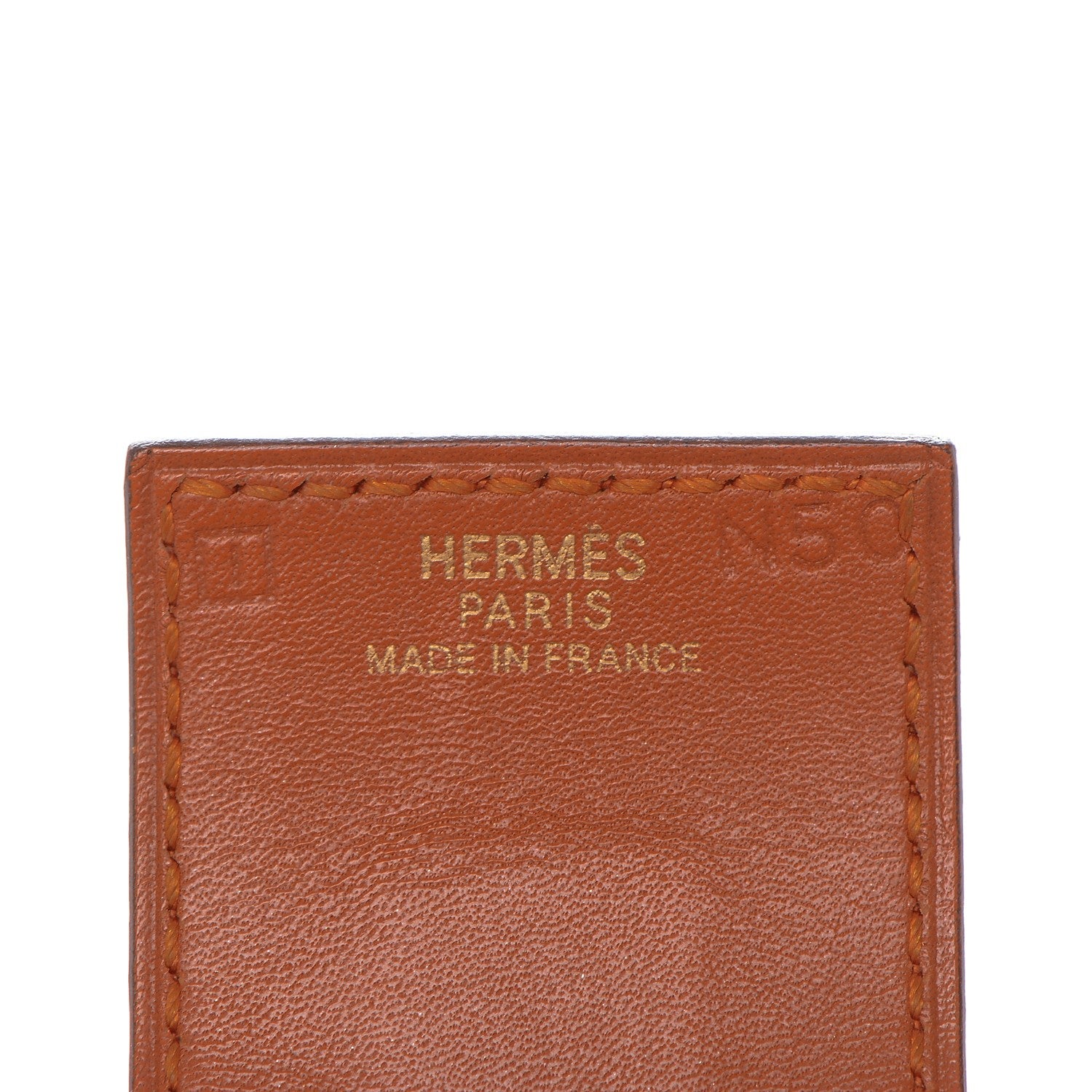 Hermes Chamonix Vegas Lock Wide Cuff M Potiron Orange 3 of 4
