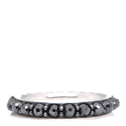 David Yurman Sterling Silver Hematine Cable Berries Ring 49 5 1 of 5
