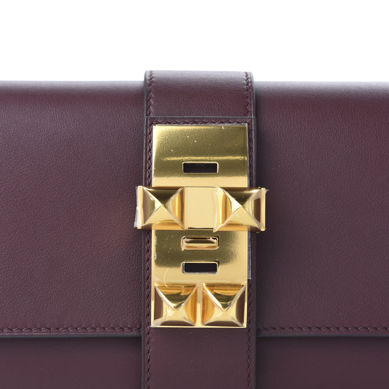 Hermes Swift Medor 23 Clutch Bordeaux 10 of 11