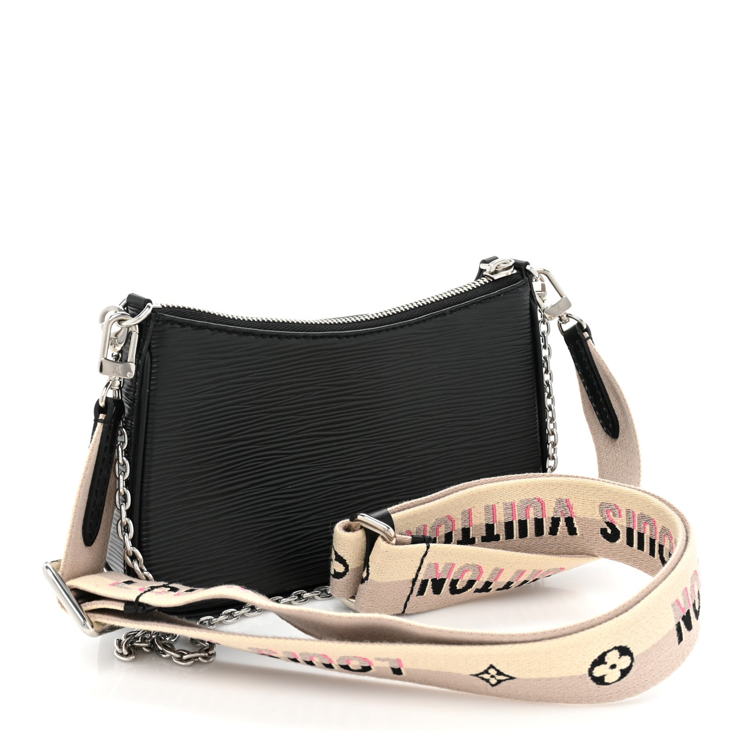 Epi Logo Easy Pouch On Strap Black