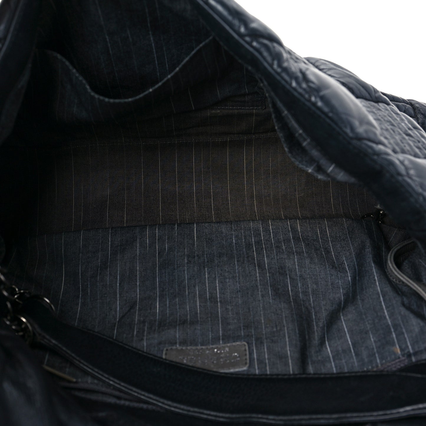 Lambskin In and Out XL Maxi Flap Black