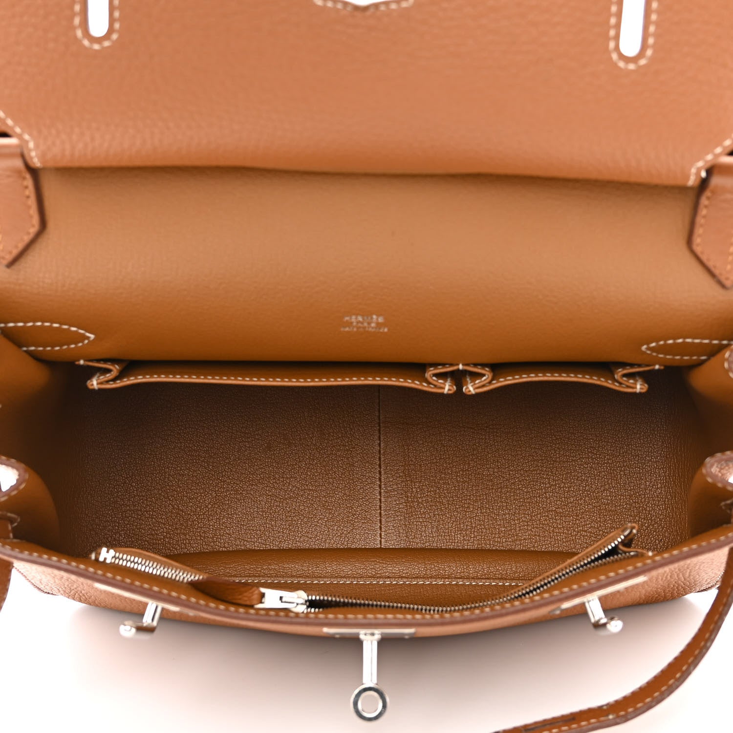 Hermes Taurillon Clemence Jypsiere 31 Gold 5 of 13