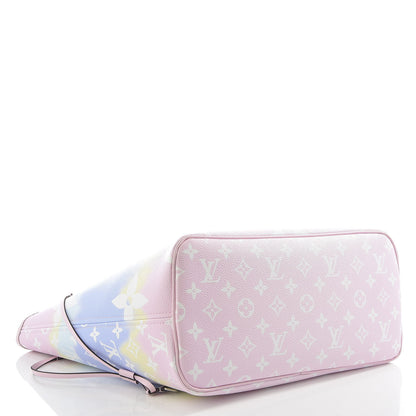 Louis Vuitton Monogram Escale Neverfull MM Pastel 3 of 10