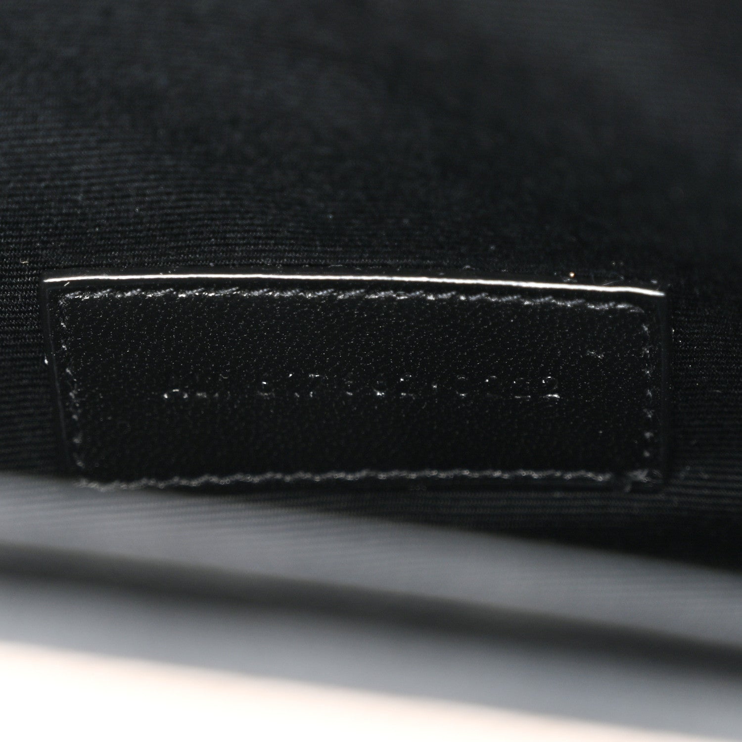 Saint Laurent Grain De Poudre Matelasse Chevron Monogram Envelope Clutch Dark Beige 7 of 8
