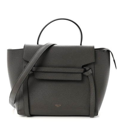 Celine Grained Calfskin Micro Belt Bag Grey 1 of 10