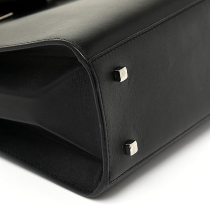 Delvaux Calfskin MM Tempete Satchel Black 9 of 20