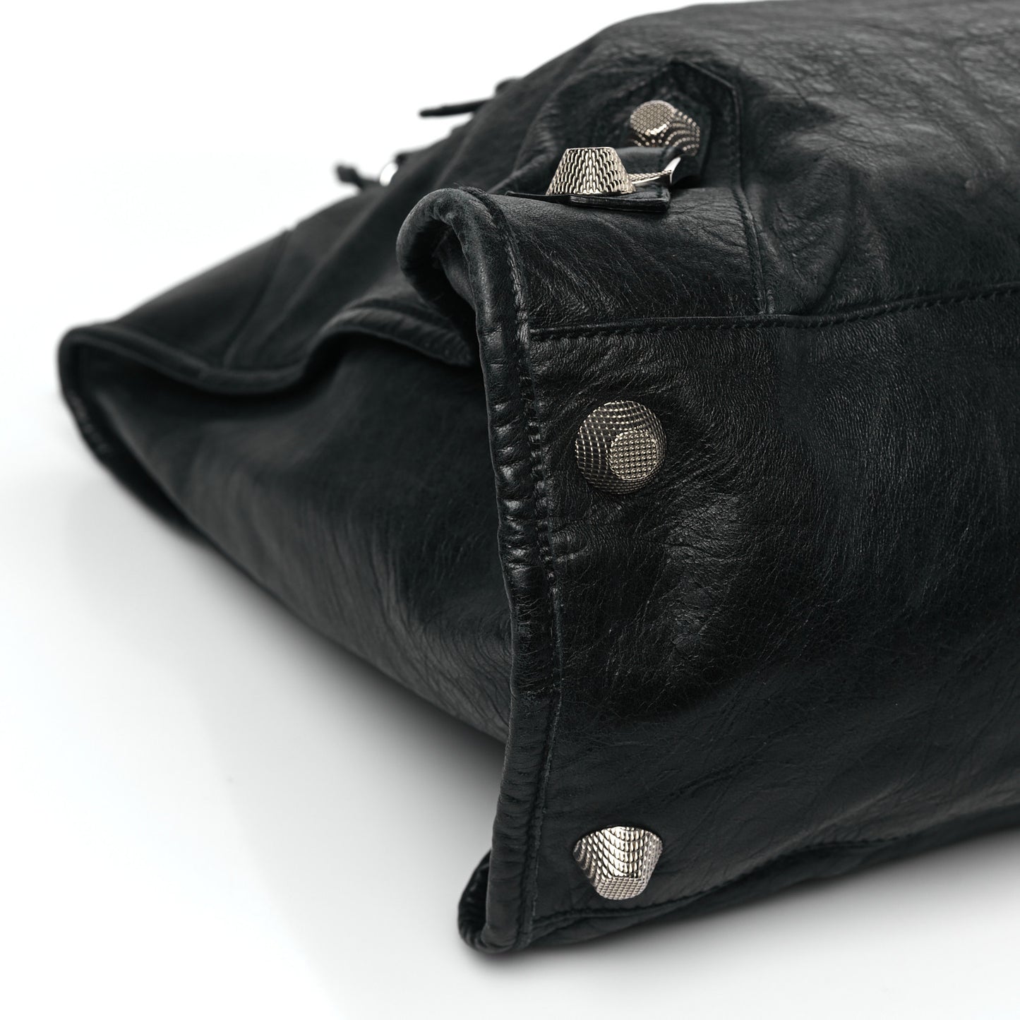 Agneau Giant 21 Silver Hardware Weekender Black