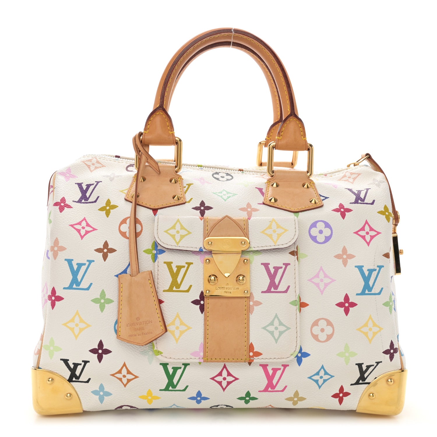 Louis Vuitton Monogram Multicolor Speedy 30 White 1 of 16