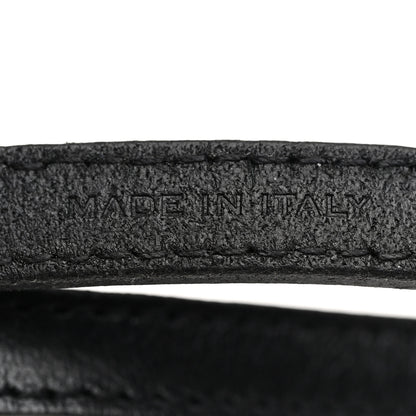 Saint Laurent Leather Lucky Bone Double Wrap Bracelet Black 4 of 9