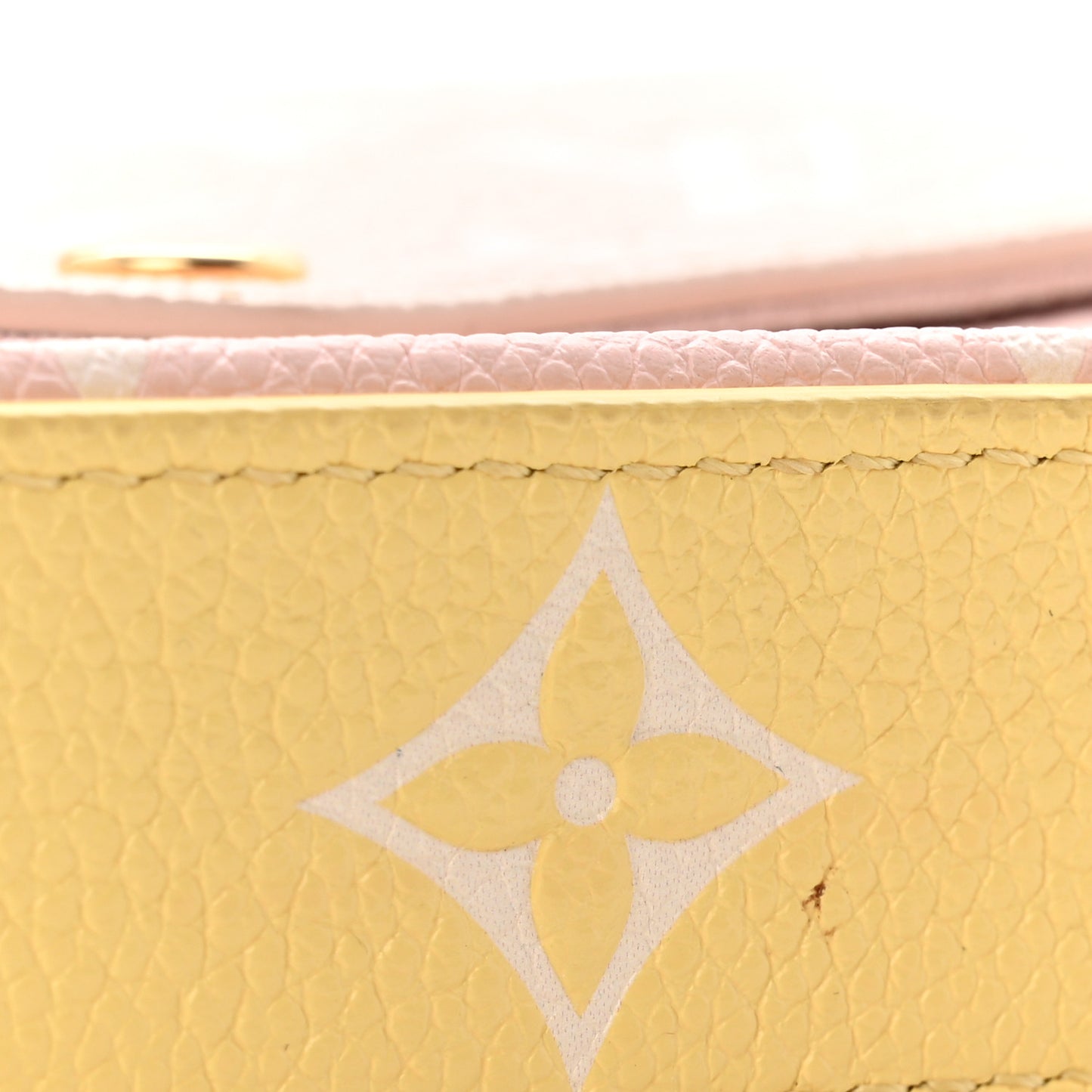 Empreinte Spring in the City Felicie Pochette Chain Wallet Pink Beige Yellow