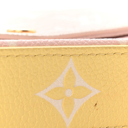 Louis Vuitton Empreinte Spring in the City Felicie Pochette Chain Wallet Pink Beige Yellow 11 of 11
