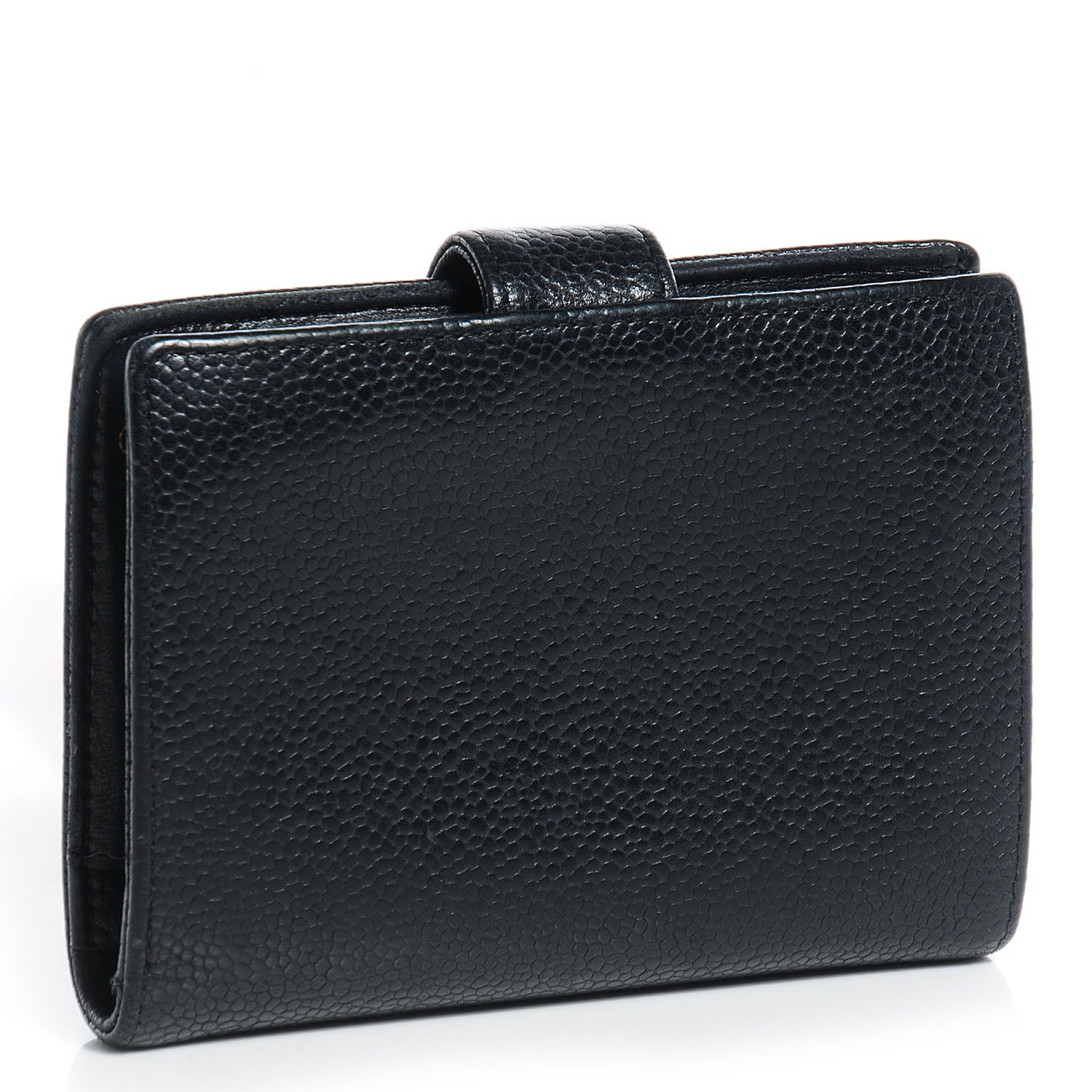 Chanel Caviar CC French Wallet Black 3 of 8
