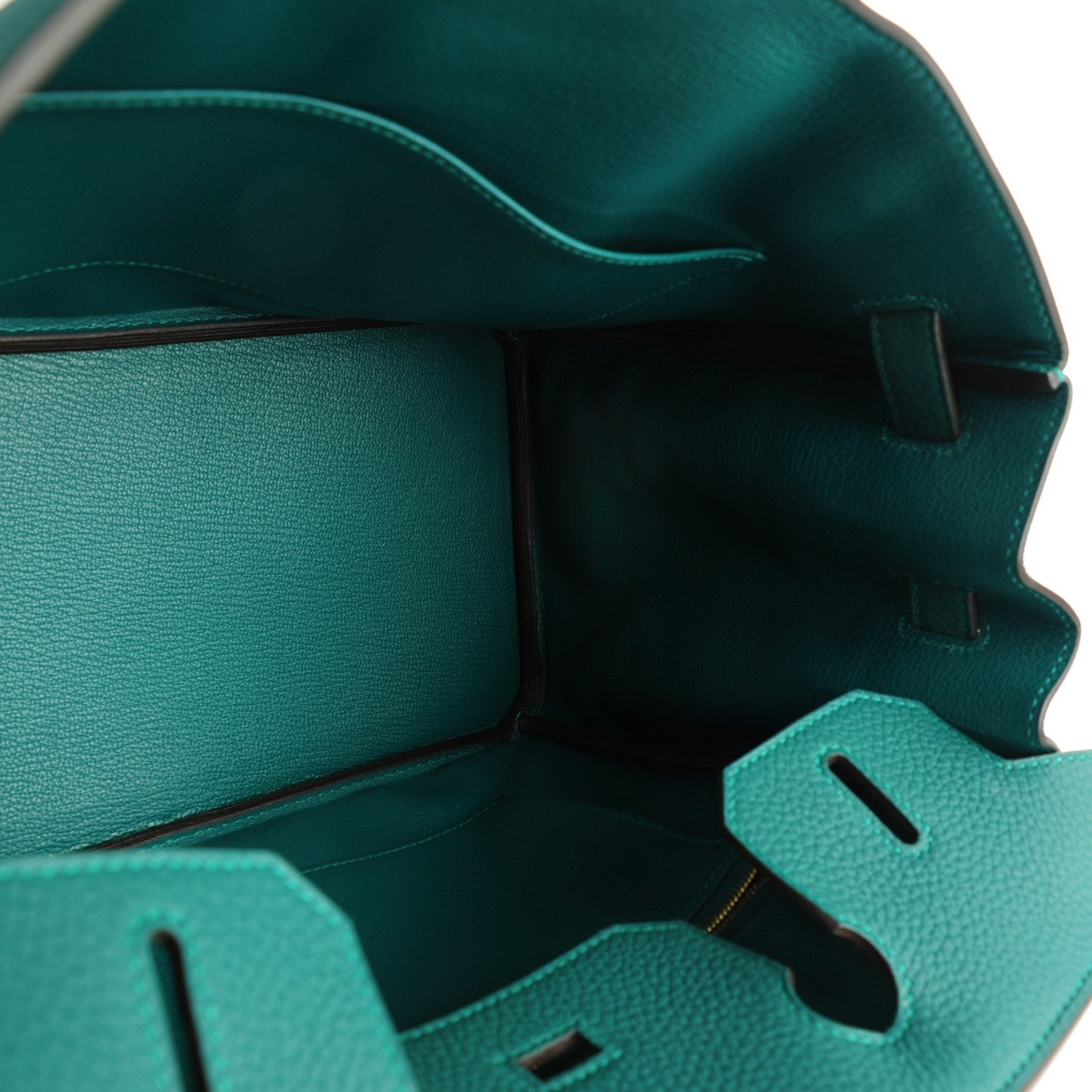 Hermes Togo Birkin 30 Malachite 21 of 28