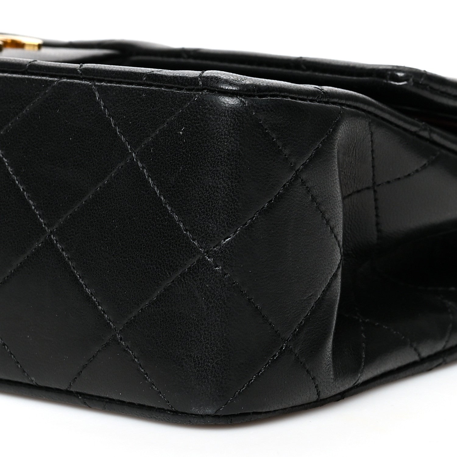 Chanel Lambskin Quilted Small Double Flap Black 10 of 11