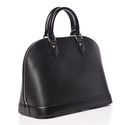 Louis Vuitton Epi Alma PM Black 3 of 9