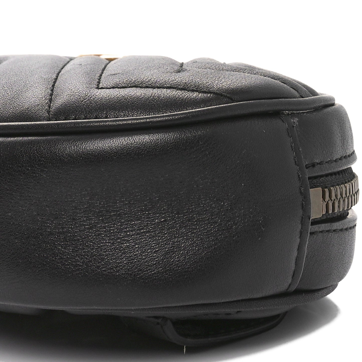 Calfskin Matelasse GG Marmont Belt Bag 95 38 Black