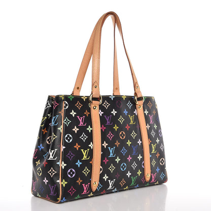 Louis Vuitton Monogram Multicolor Aurelia MM Black 3 of 7