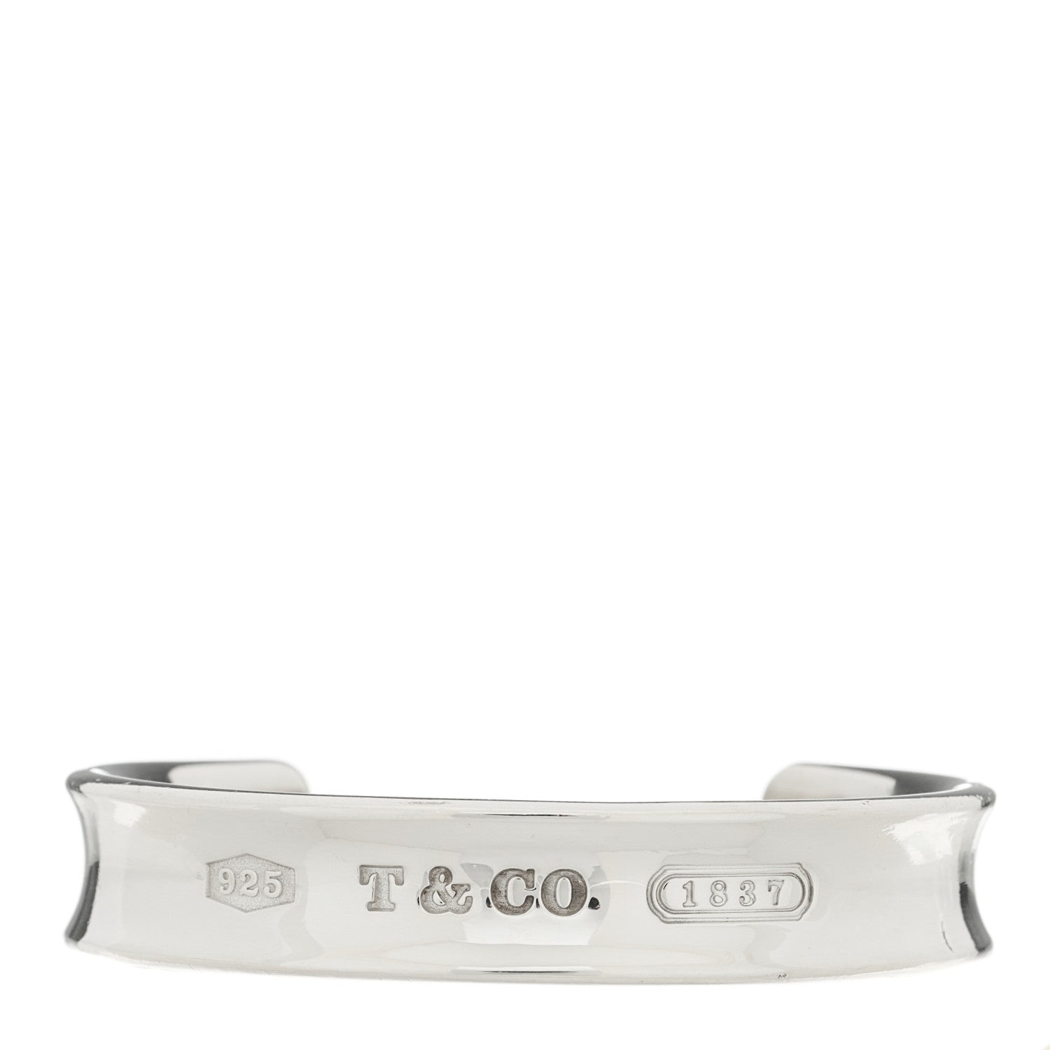 Tiffany Sterling Silver 1837 Cuff Bracelet 1 of 4
