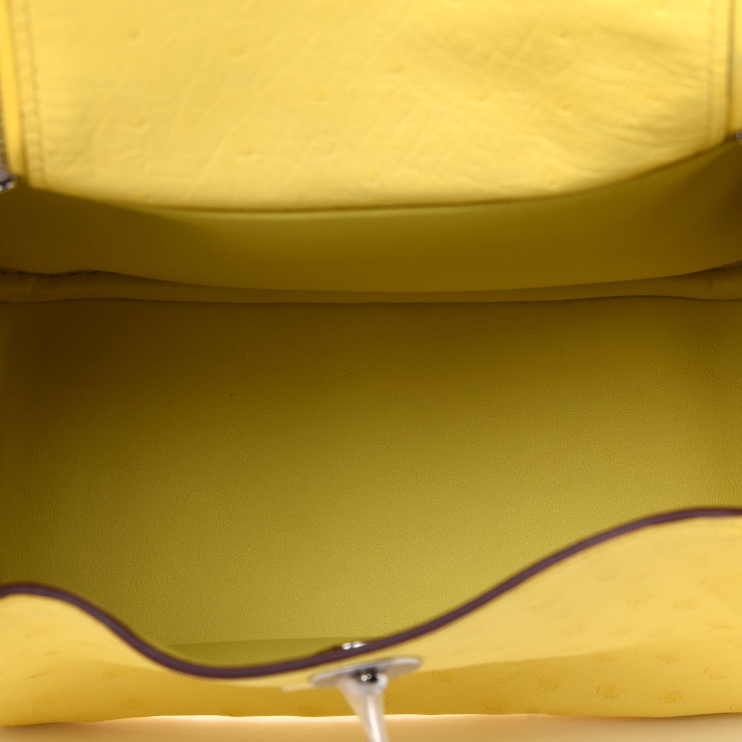 Ostrich Mini Lindy 20 Jaune Citron
