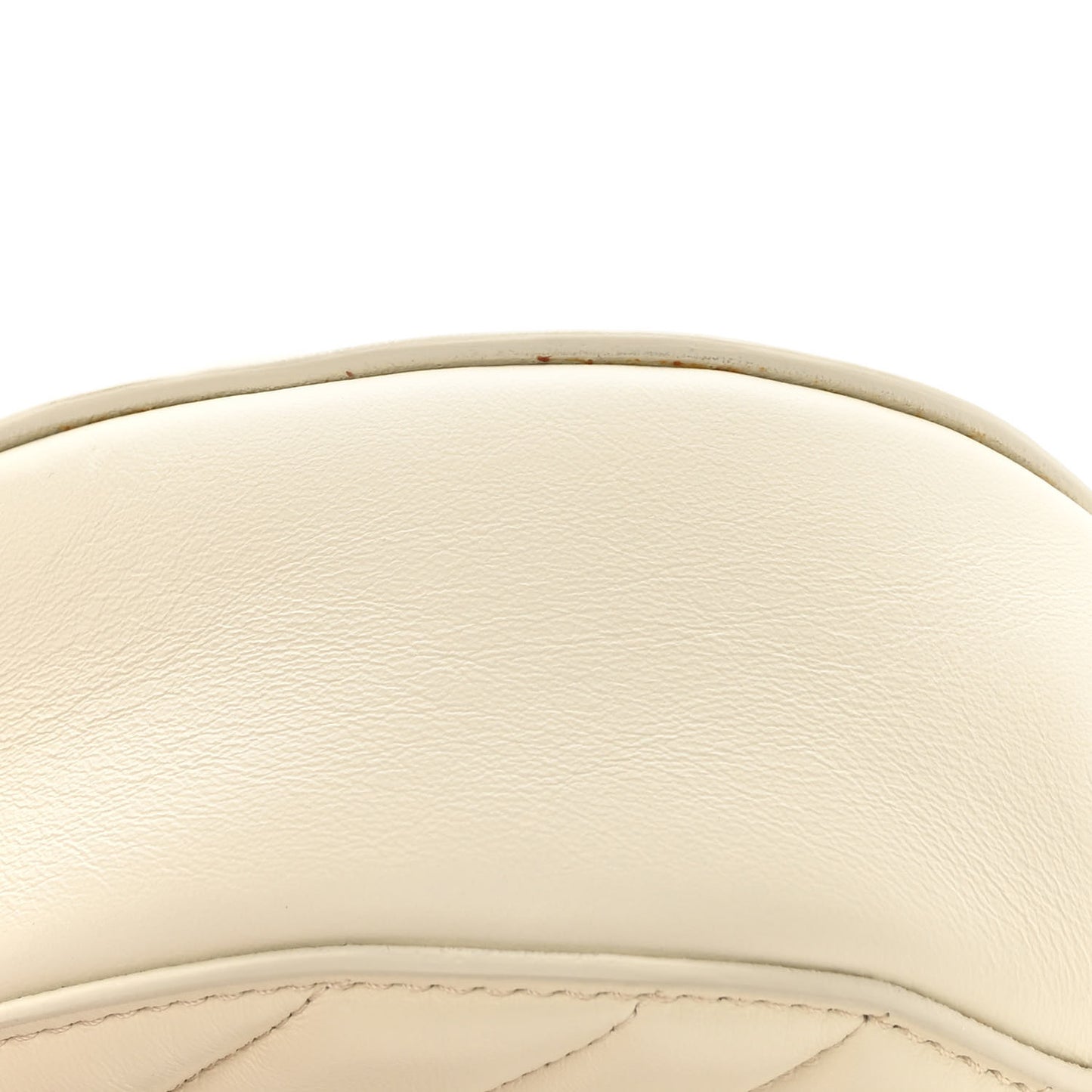 Calfskin Quilted Mini Drew Bijou Shoulder Bag Natural White