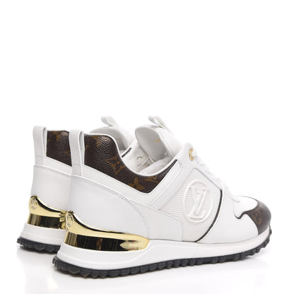 Louis Vuitton Calfskin Monogram Run Away Sneakers 39 White 4 of 8