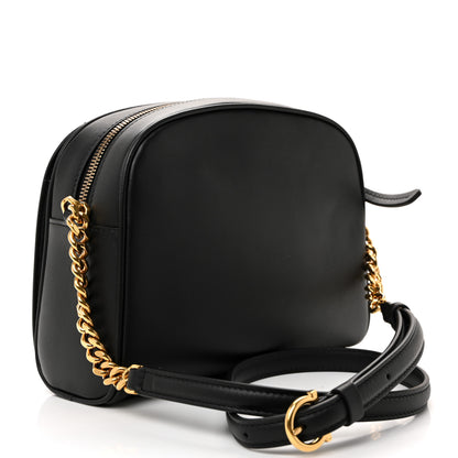Salvatore Ferragamo Calfskin Trifolio Camera Crossbody Bag Black 3 of 9