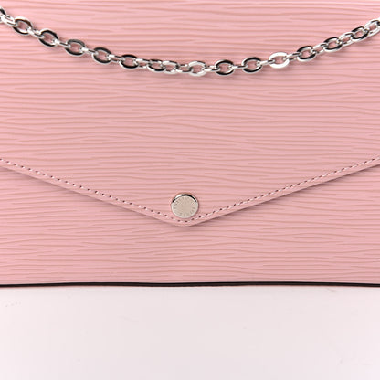 Louis Vuitton Epi Pochette Felicie Rose Ballerine 10 of 12
