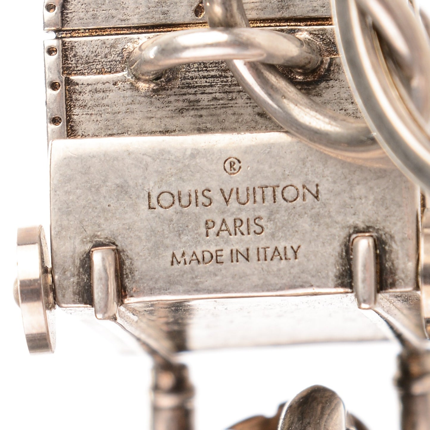 Palladium Porter Valet Key Holder Silver